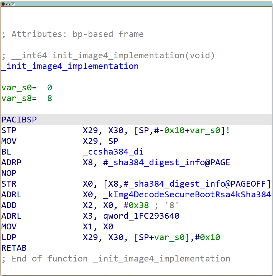image4 implementation init